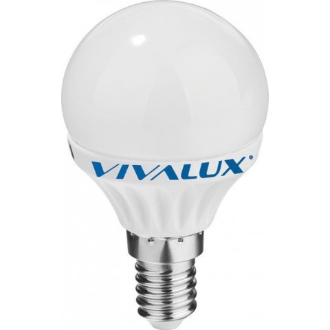 LED Κεραμικό Γλόμπος E14 3.5W Vivalux CL (ψυχρή)